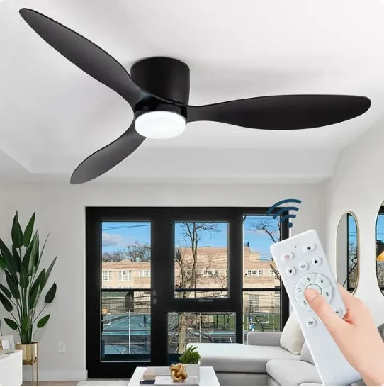 Modern Reversible Ceiling Fan with Light