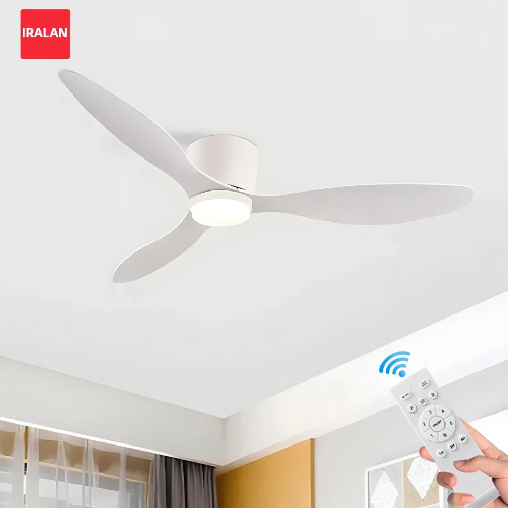 Modern Reversible Ceiling Fan with Light